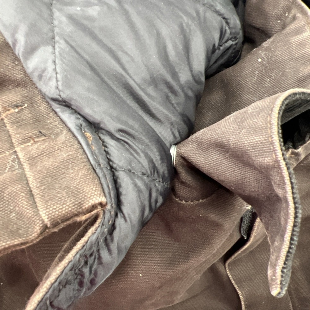 Carhartt C26 DKB Jacket Mens XL Brown Duck Canvas Arctic Quilt Lined Jacket - Picture 10 of 15
